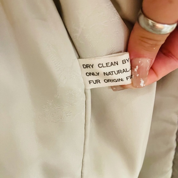 Authentic blue silver fox fur coat jacket mint condition size 8 - Picture 7 of 9